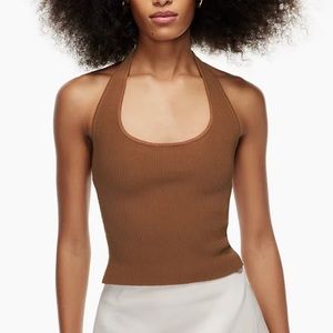 Aritzia Babaton Sculpt Knit Backless Tank